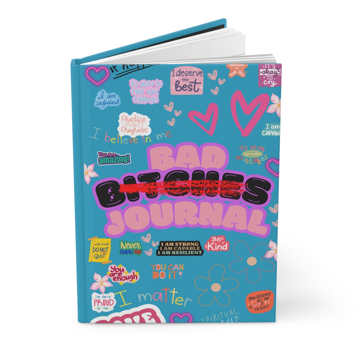 Turquoise “ Bad Bitch Journal” : Self-Care Journal