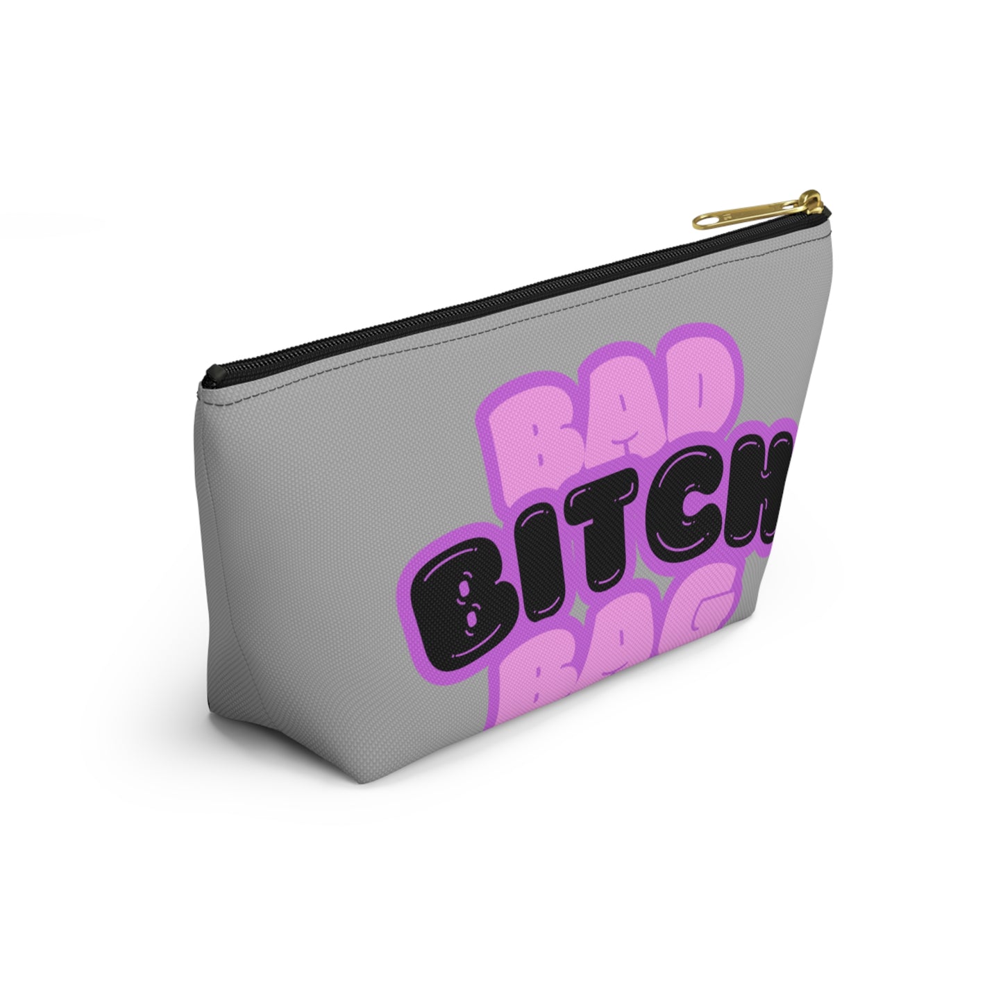 Bad Bitch Accessory Pouch : Light Grey