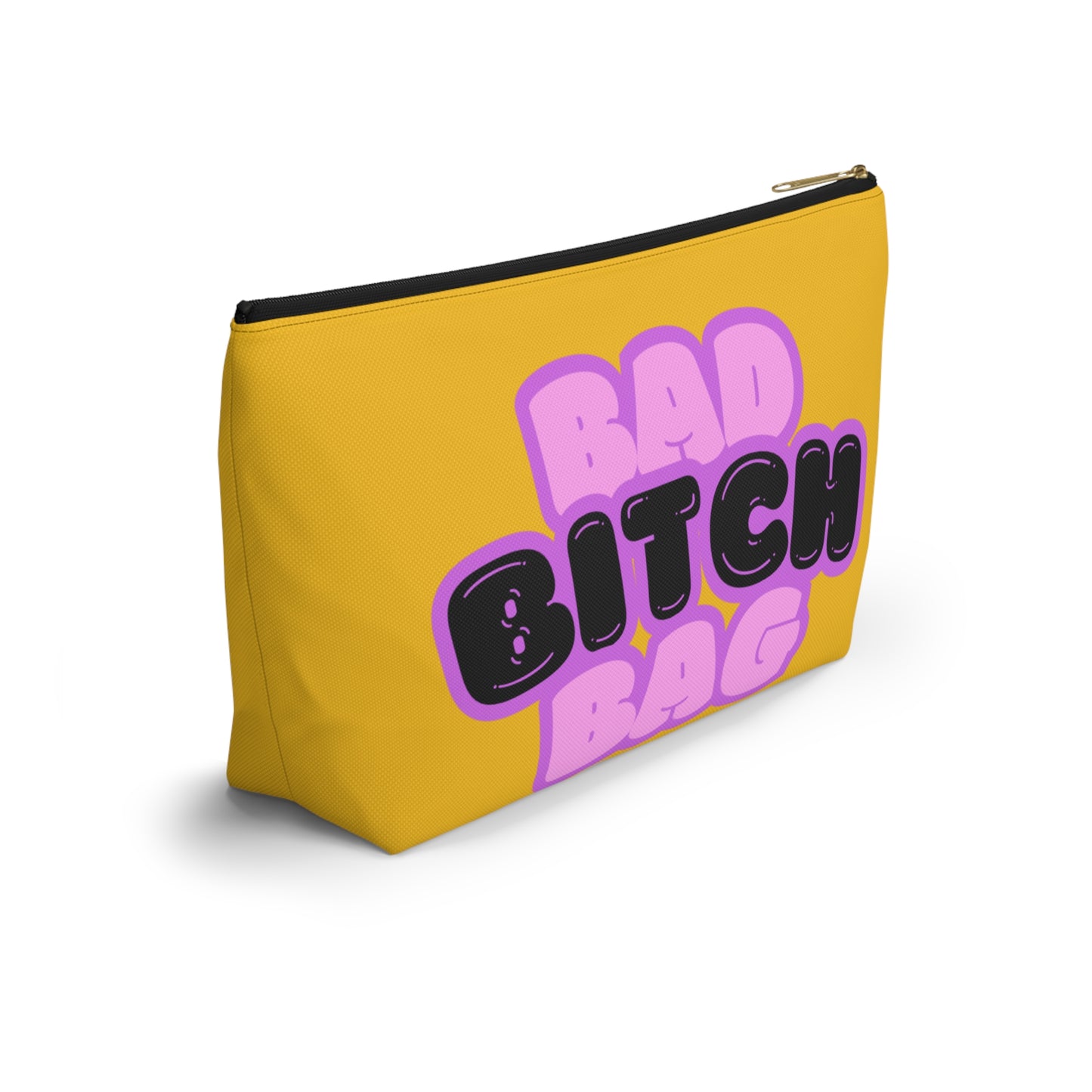 Bad Bitch Accessory Pouch : Yellow