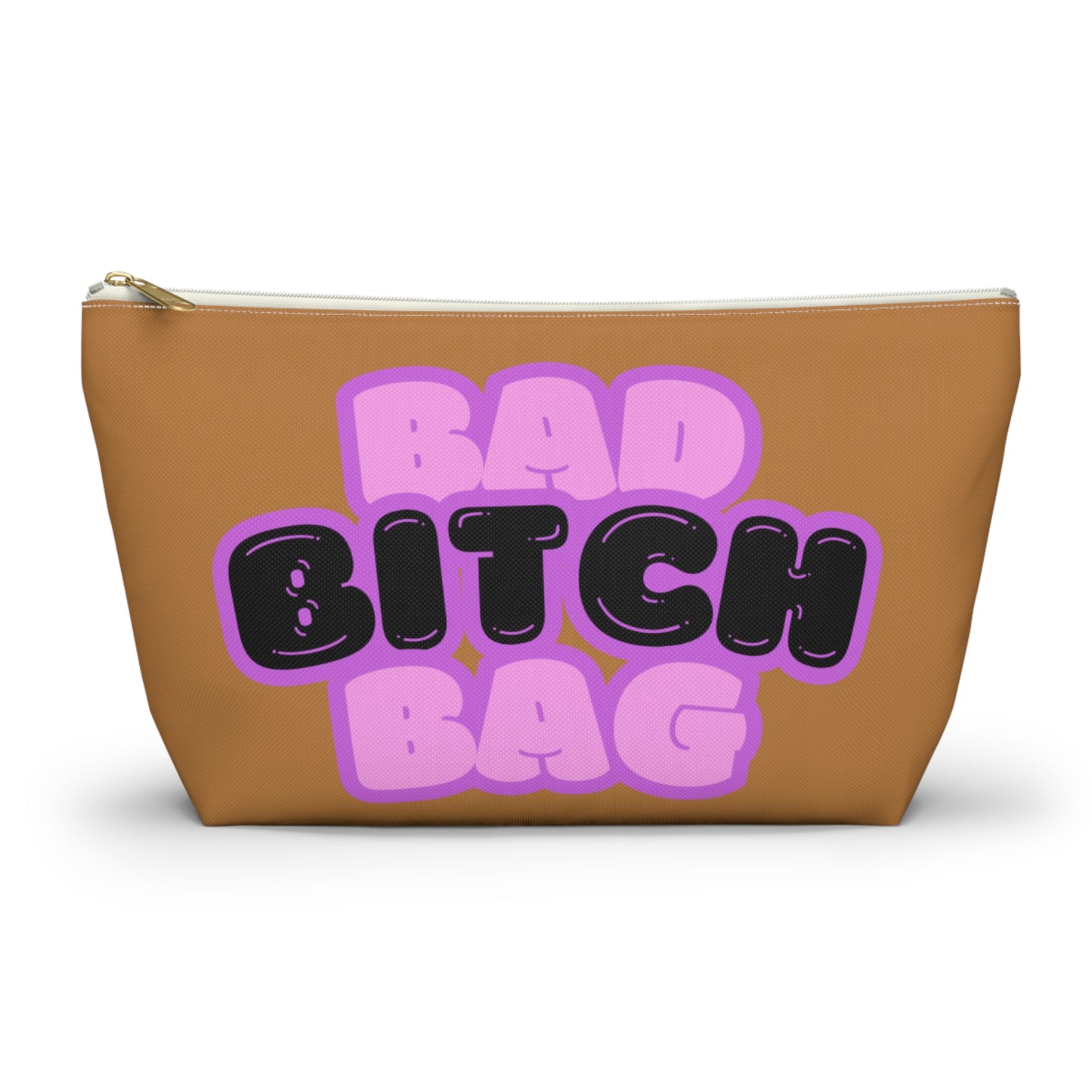 Bad Bitch Accessory Pouch : Light Brown