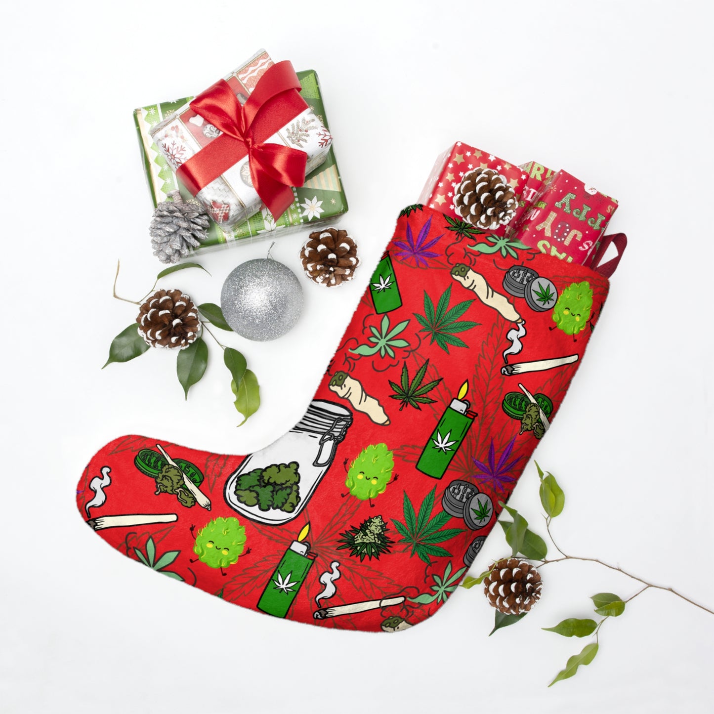 Stoner Holiday Stockings for Cannabis Lovers