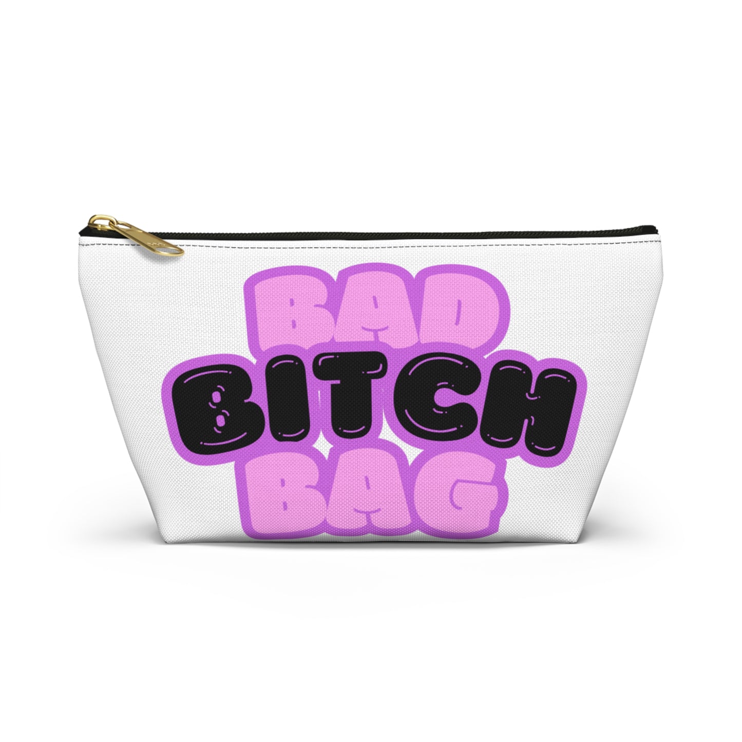 Bad Bitch Accessory Pouch : White
