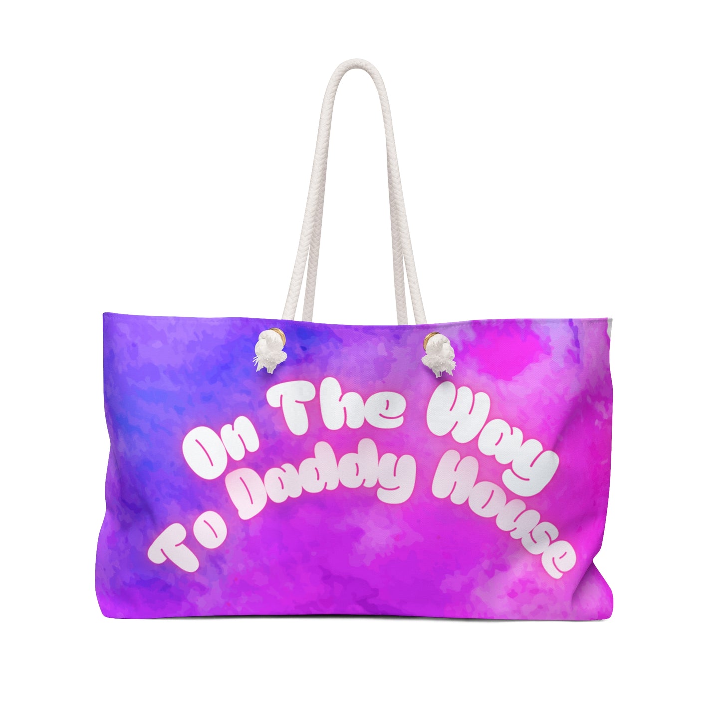 Paint Splash Daddy House Weekender Bag