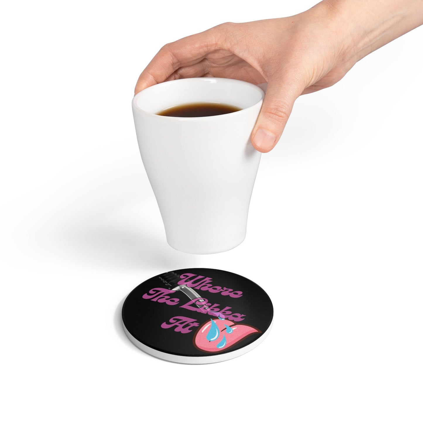 Ceramic Coaster - where the Likka At