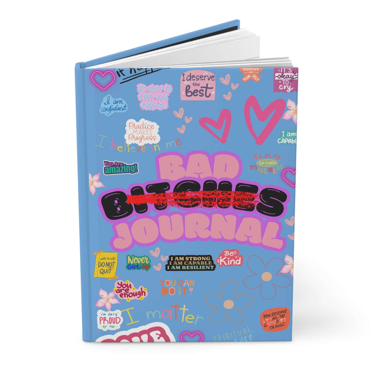 Light Blue “Bad Bitch Journal” : Self-Care Journal