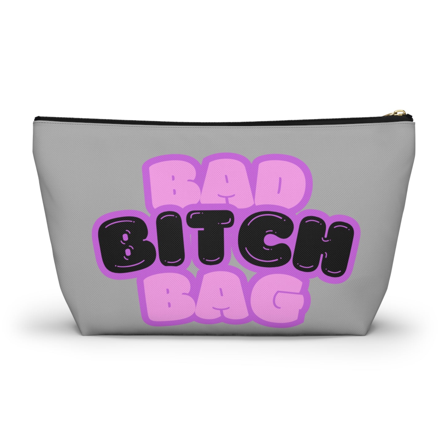 Bad Bitch Accessory Pouch : Light Grey