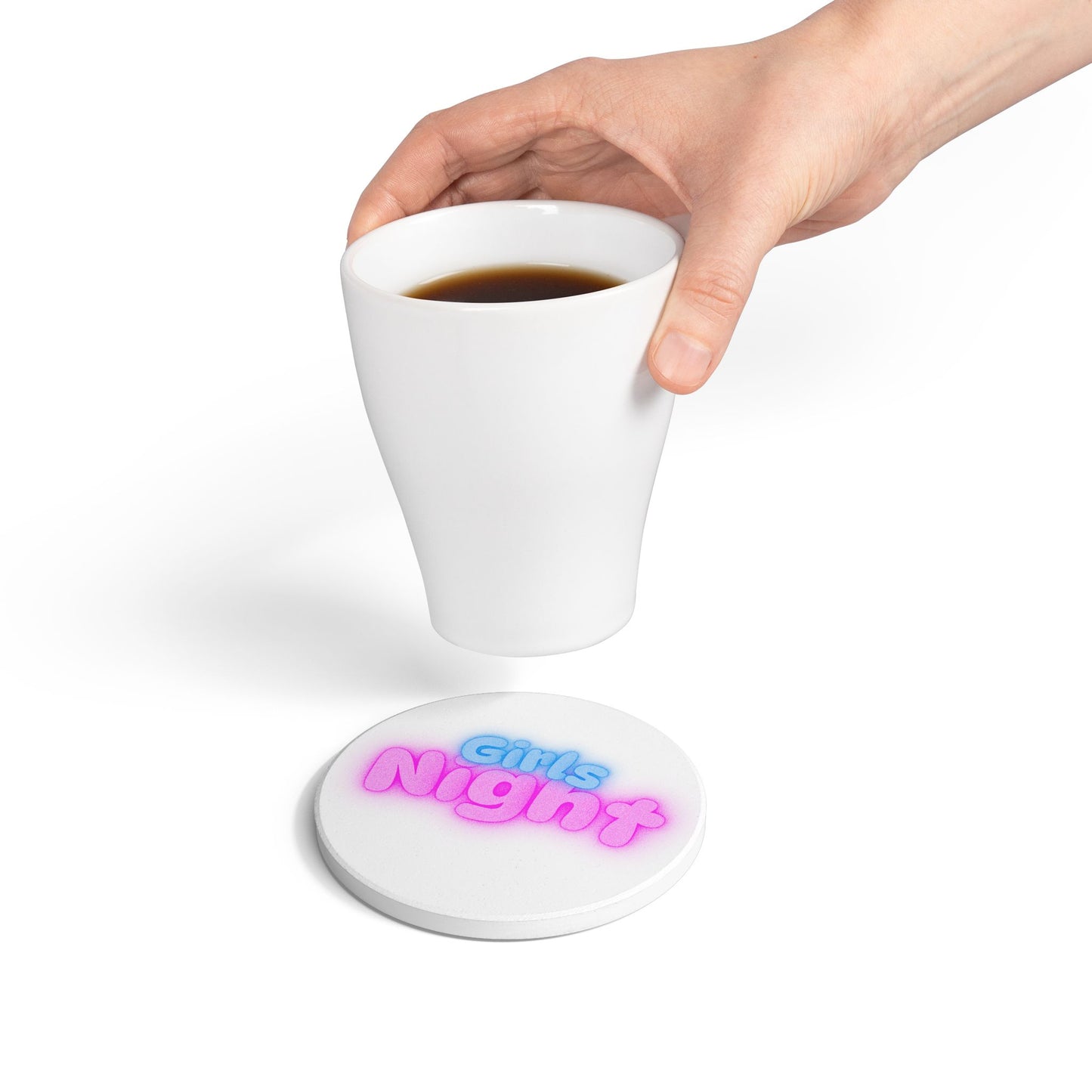 Girls Night Ceramic Coaster