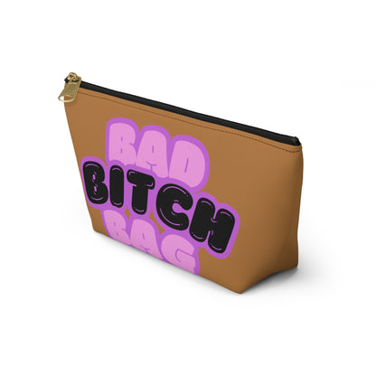 Bad Bitch Accessory Pouch : Light Brown