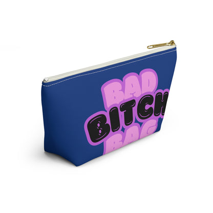 Bad Bitch Accessory Pouch : Dark Blue