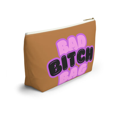 Bad Bitch Accessory Pouch : Light Brown