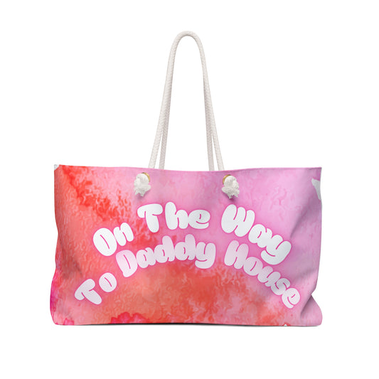 Paint Splash Daddy House Weekender Bag