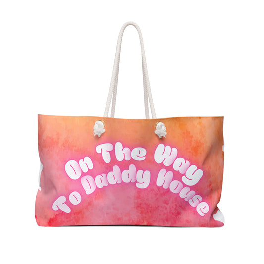 Paint Splash Daddy House Weekender Bag