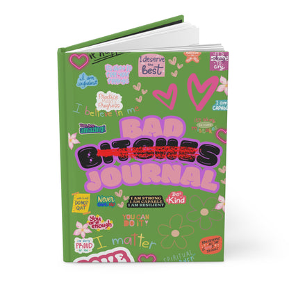 Light Green “Bad Bitch Journal” : Self-Care Journal