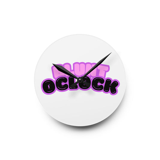 Blunt O’Clock Wall Clock