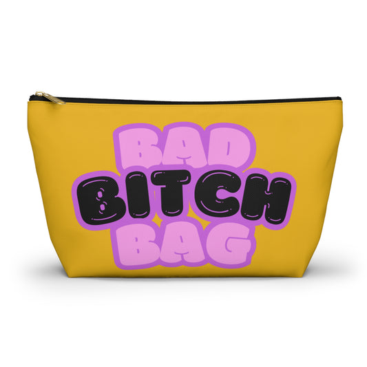 Bad Bitch Accessory Pouch : Yellow