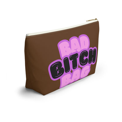Bad Bitch Accessory Pouch : Dark brown