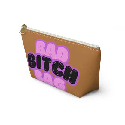 Bad Bitch Accessory Pouch : Light Brown