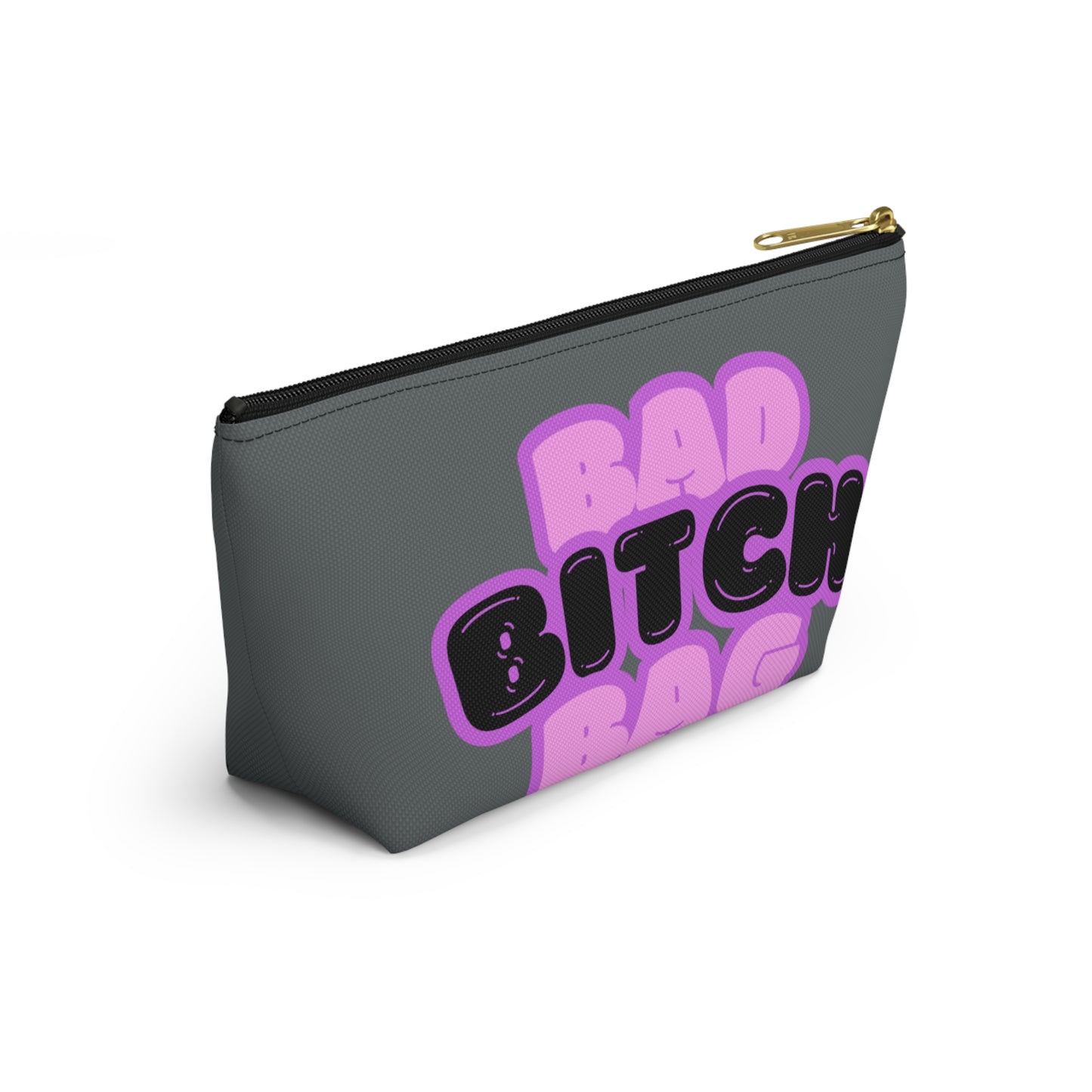 Bad Bitch Accessory Pouch : Dark Grey