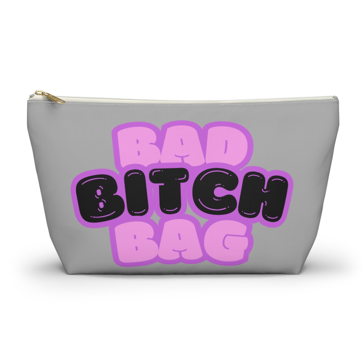 Bad Bitch Accessory Pouch : Light Grey