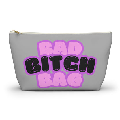 Bad Bitch Accessory Pouch : Light Grey