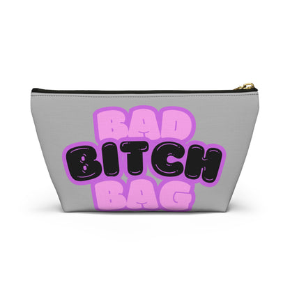 Bad Bitch Accessory Pouch : Light Grey