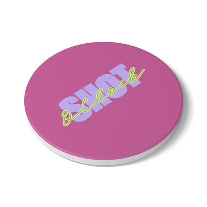 Shot O’Clock Ceramic Coaster