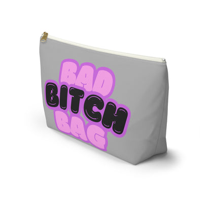Bad Bitch Accessory Pouch : Light Grey