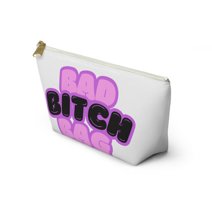 Bad Bitch Accessory Pouch : White