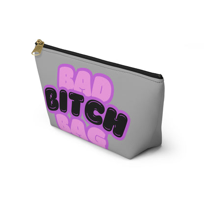 Bad Bitch Accessory Pouch : Light Grey