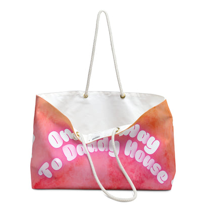 Paint Splash Daddy House Weekender Bag
