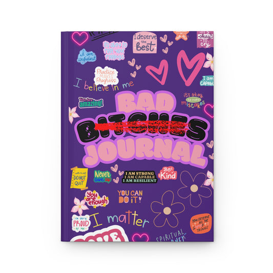 Purple “ Bad Bitch Journal” : Self-Care Journal