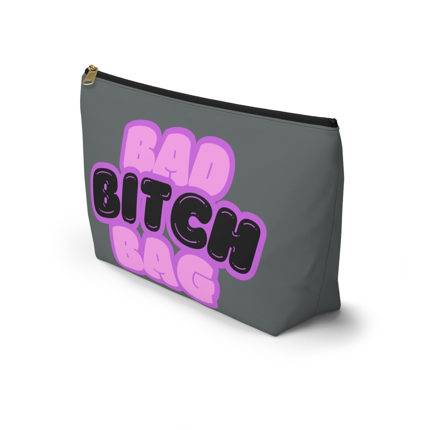 Bad Bitch Accessory Pouch : Dark Grey