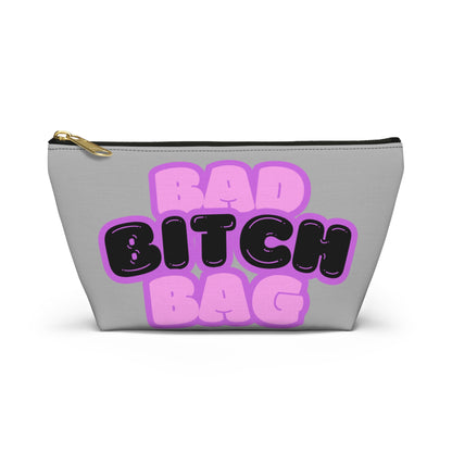 Bad Bitch Accessory Pouch : Light Grey