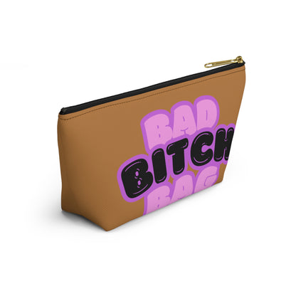 Bad Bitch Accessory Pouch : Light Brown
