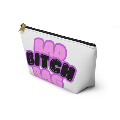 Bad Bitch Accessory Pouch : White