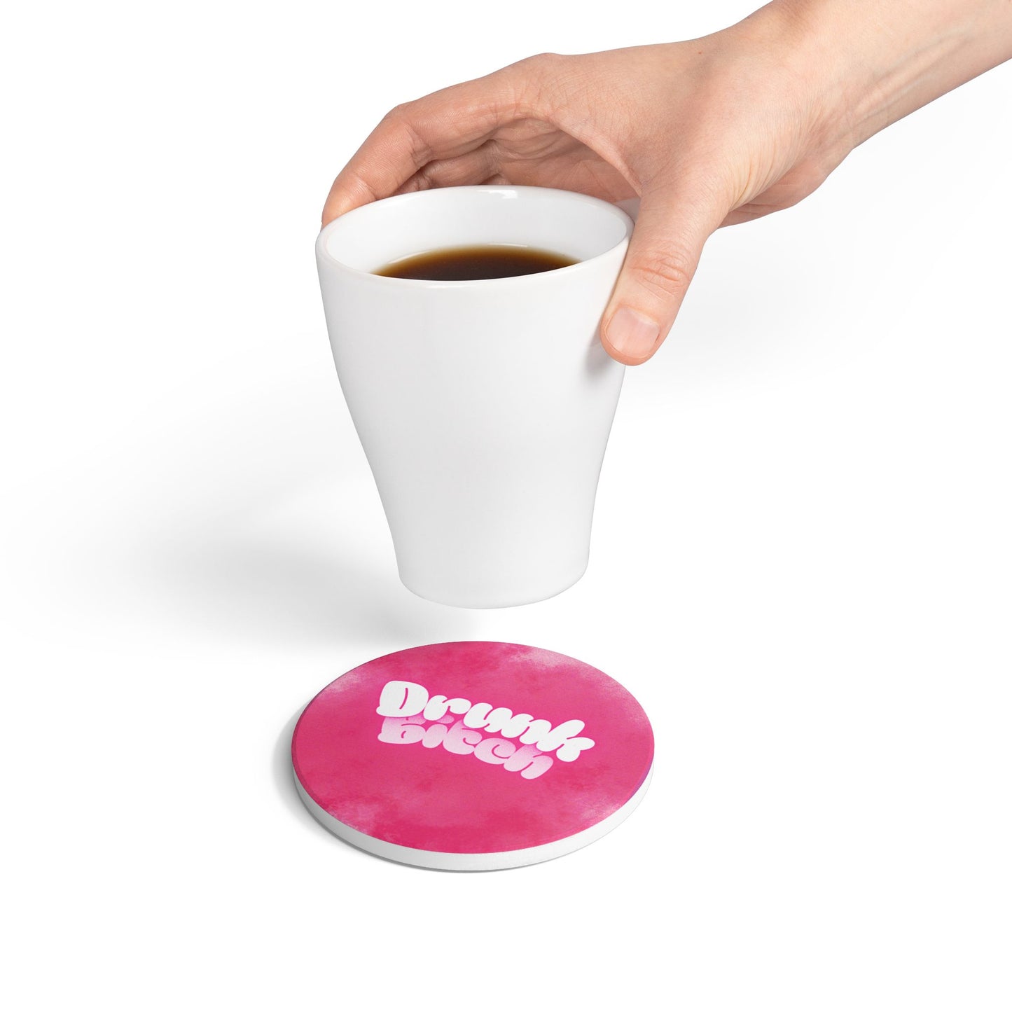 Ceramic Coaster - Drunk Bitch
