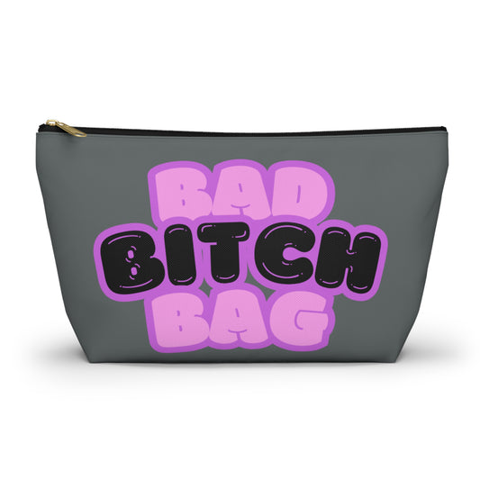 Bad Bitch Accessory Pouch : Dark Grey