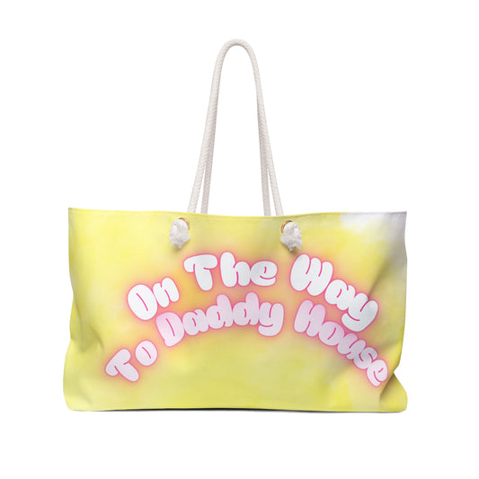 Paint Splash Daddy House Weekender Bag