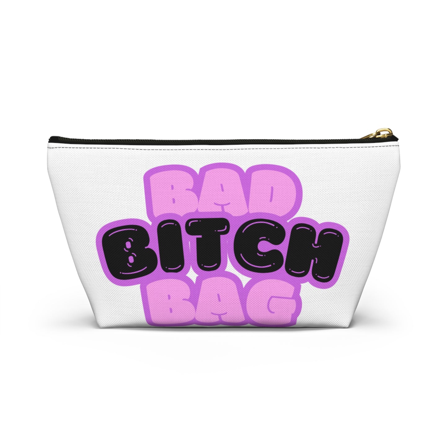 Bad Bitch Accessory Pouch : White