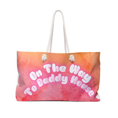 Paint Splash Daddy House Weekender Bag