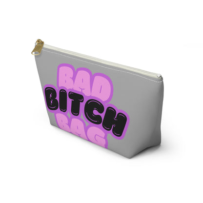 Bad Bitch Accessory Pouch : Light Grey