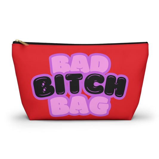 Bad Bitch Accessory Pouch : Red