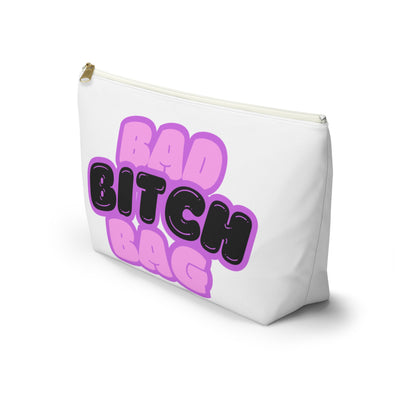 Bad Bitch Accessory Pouch : White