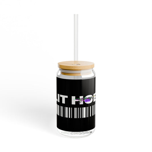 Lit Hoe Sipper Glass, 16oz