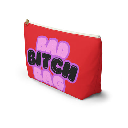 Bad Bitch Accessory Pouch : Red