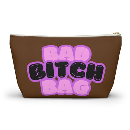 Bad Bitch Accessory Pouch : Dark brown