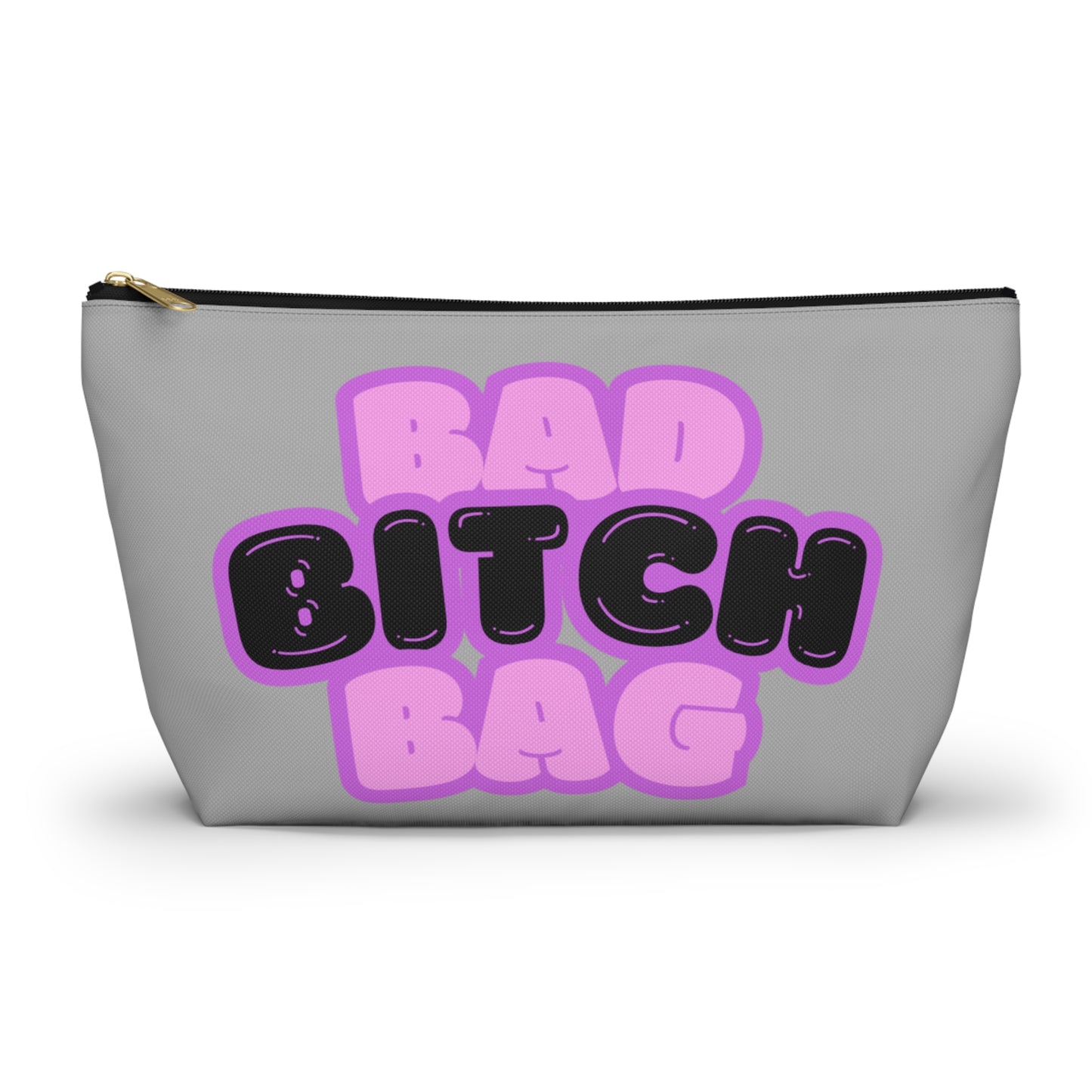 Bad Bitch Accessory Pouch : Light Grey