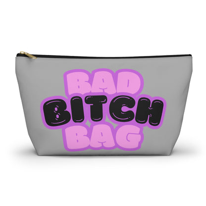 Bad Bitch Accessory Pouch : Light Grey