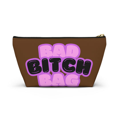 Bad Bitch Accessory Pouch : Dark brown