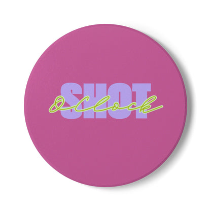 Shot O’Clock Ceramic Coaster